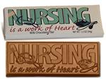 CC310008 Nursing Is A Work Of Heart Milk Chocolate Bar